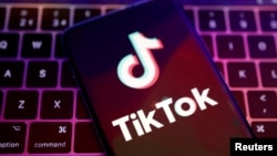 资料照：TikTok应用程序的标志。（路透社）