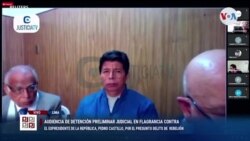 Expresidente de Perú Pedro Castillo enfrenta cargos de rebelión en la corte