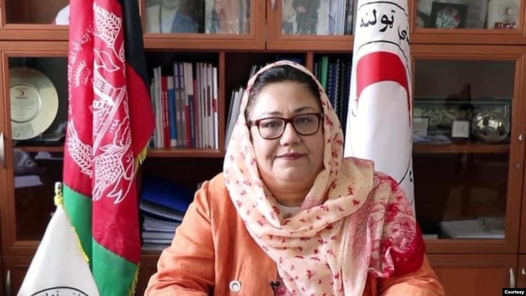 Nilab Mobarez is the only former top female official who has stayed under the Taliban. (Courtesy: Nilab Mobarez)