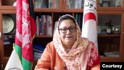 Nilab Mobarez is the only former top female official who has stayed under the Taliban. (Courtesy: Nilab Mobarez)