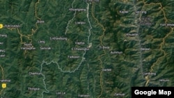 အိန္ဒိယမြန်မာနယ်စပ်မြေပုံ 