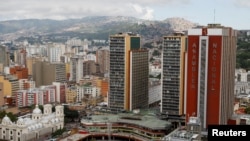 Una vista del edificio de la Asamblea Nacional de Venezuela en Caracas.