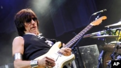 FILE - Guitarist Jeff Beck performs at Madison Square Garden on Feb. 18, 2010 in New York. The guitar virtuoso who pushed the boundaries of blues, jazz and rock ‘n’ roll died Jan. 10, 2023, after contracting bacterial meningitis,” representatives said.