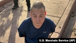 美国警方发布的照片显示，涉嫌杀害四名华人的犯罪嫌疑人陈武已经被迈阿密海滩警方逮捕。（2022年11月22日）