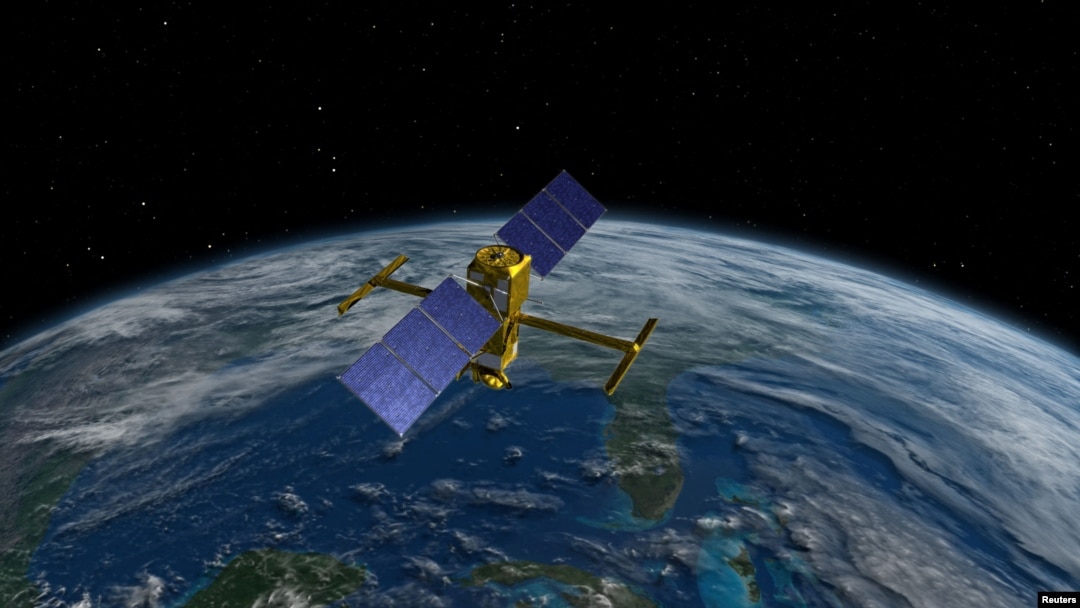 The advanced radar SWOT satellite, short for Surface Water and Ocean Topography and designed and built at NASA's Jet Propulsion Laboratory (JPL) near Los Angeles, is seen in an artist's rendition created in February 2015. 