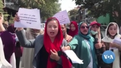 Afghans Protest Taliban Ban on Education for Women
