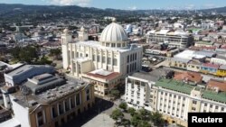 FILE - The Metropolitan Cathedral is pictured in San Salvador, El Salvador, Nov. 9, 2022.