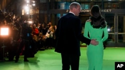 Britain's Prince William, Prince of Wales, and Catherine, Princess of Wales, attend the second annual Earthshot Prize Awards ceremony at the MGM Music Hall at Fenway, in Boston, Dec. 2, 2022.