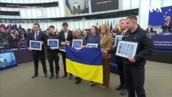 Saxarov mükafatının Ukrayna xalqına təqdim edilməsi mərasimi keçirilib