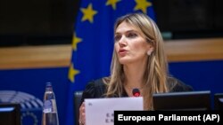 11일 벨기에 검찰이 부패 혐의로 기소한 에바 카일리 유럽의회 부의장.