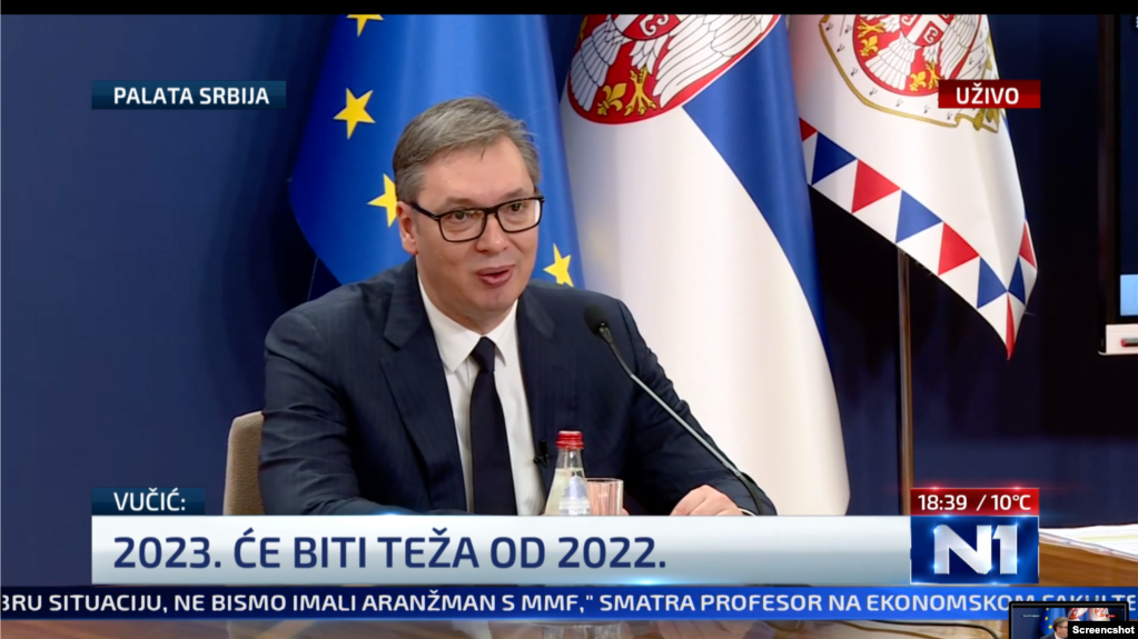 Tổng thống Serbia - Aleksandar Vucic.