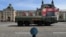 FILE - A Russian Iskander-M missile launcher parades through Red Square during the general rehearsal of the Victory Day military parade in central Moscow, May 7, 2022.