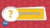 Apprenons l’anglais avec Anna, épisode 8: "What day is it?"