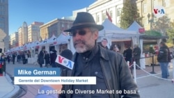 Mike German, gerente del Downtown Holiday Market