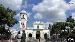 Imagen del santuario de la Divina Pastora en Santa Rosa, Barquisimeto, Venezuela, el 13 de enero de 2023. [Foto: Carolina Alcalde, VOA]
