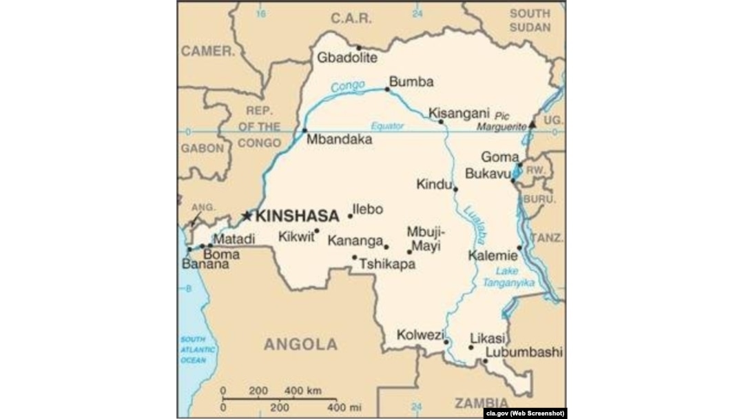 The cities of Goma and Bukavu sit across DRC's eastern border with Rwanda.