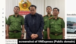 Ông Đặng Việt Hà, Cục trưởng Cục Đăng kiểm Việt Nam, một trong các quan chức mới bị bắt vì tham nhũng, 11/1/2023.
