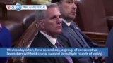 VOA60 America - US House Again Rejects Kevin McCarthy as New Speaker