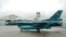 Pesawat tempur F-2 Angkatan Udara Bela Diri Jepang di pangkalan Tsuiki, prefektur Fukuoka, Jepang selatan, Maret 2010. (Kyodo melalui AP)