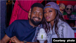 Basketmouth da matarsa Elsie (Hoto: Instagram/Elsie Okpocha)