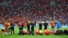 Moroccan players and staff show gratitude despite their quarterfinals loss to France at the 2022 FIFA World Cup