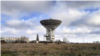 Радіотелескоп РТ-70 на околицях кримського села Молочне