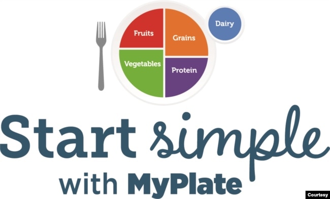 This image supplied by the U.S. Department of Agriculture shows the MyPlate logo, introduced in 2011 to encourage a healthy diet.