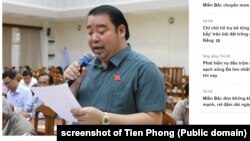 Ông Nguyễn Viết Dung trong vai trò là đại biểu Hội đồng Nhân dân tỉnh Quảng Nam.