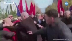 Arnavutluk’ta Muhalefet Liderine Yumruklu Saldırı 