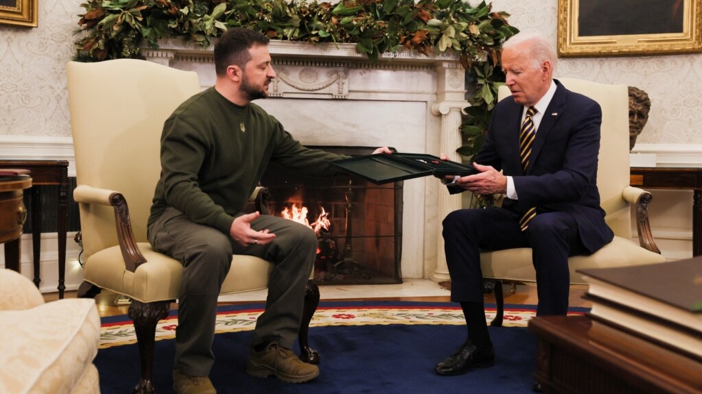 Ukraine's Zelenskyy Meets Biden, Addresses US Congress