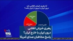 رهبری خیزش انقلابی درون ایران یا خارج ایران؟ پاسخ مخاطبان صدای آمریکا