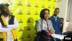 Advocate Fadzayi Mahere At CCC Press Conference