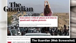 گزارش گاردین در باره مرحله بحرانی و خطرناک سرکوبی اعتراضات سراسری