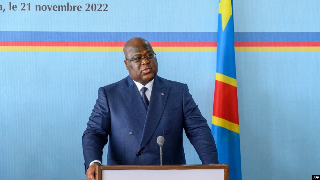 DRC President Tshisekedi tells UN peacekeepers to leave the