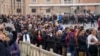 The Faithful Pay Their Respects to Pope Benedict