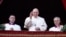 Pope Francis waves as he delivers his traditional Christmas Day Urbi et Orbi message to the city and the world from the main balcony of St. Peter's Basilica at the Vatican, Dec. 25, 2022. 
