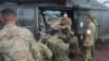 FILE - US and Japan Ground Self-Defense Force soldiers take part in a joint training exercise at Camp Fuji, Japan, Sept. 13, 2017. 