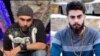 هومن عبداللهی معترض کشته شده در شامگاه ۱۶ آذر (راست) و محسن شکاری معترض اعدام شده در ۱۷ آذر ۱۴۰۱