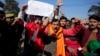 راجوری میں پیش آنے والے واقعات کے خلاف بھارت کے زیر انتظام کشمیر میں دائیں بازو کی ہندو تنظیموں نے احتجاج کیا۔