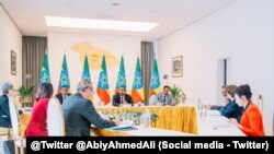 PM Abiy Ahmed Meeting with FMs of Germany and France