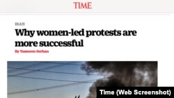 مجله هفتگی تایم در باره موفقیت جنبش‌ به رهبری زنان