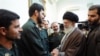 علی خامنه‌ای،‌ رهبر جمهوری اسلامی، در دیدار با اعضای سپاه پاسداران (آرشیو)