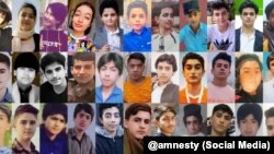 تصویری از برخی کودکان کشته‌شده توسط جمهوری اسلامی در جریان اعتراضات سراسری