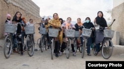 A cycling camp for women in Pakistan has raised the ire of a religious political party that sees it as a cultural threat. (Samar Khan)