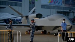 중국이 지난 2021년 9월 공개한 '우전(WZ)'-7 고고도 무인 정찰기 (자료사진)