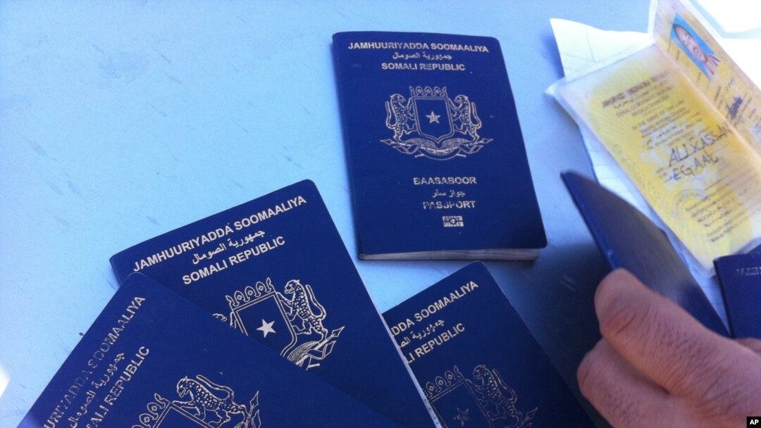 Somalia passport 