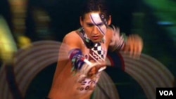 A performer in Cirque de Soleil's 'Totem'