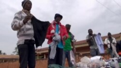 Ambiance dans un marché populaire de Bangui