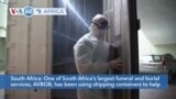 VOA60 Africa- One of South Africa's largest funeral and burial services using shipping containers to help cope with COVID-19 deaths