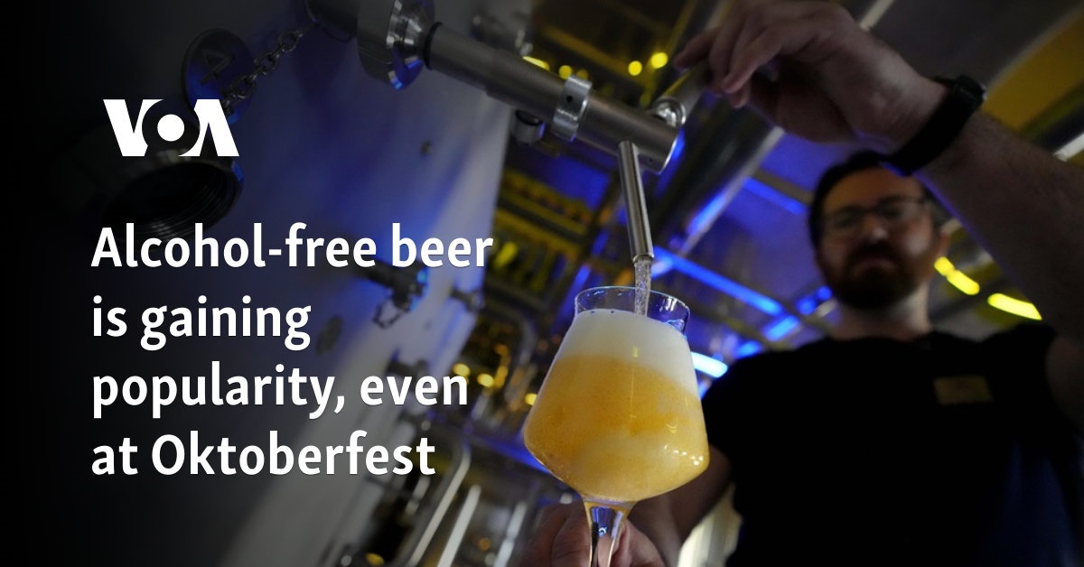 Alcohol-free beer is gaining popularity, even at Oktoberfest